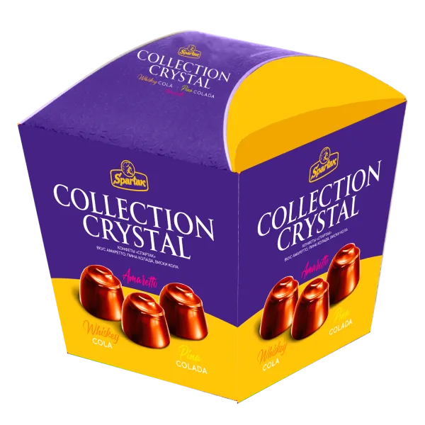Набор конфет "COLLECTION CRYSTAL", 257, коробка фигурная