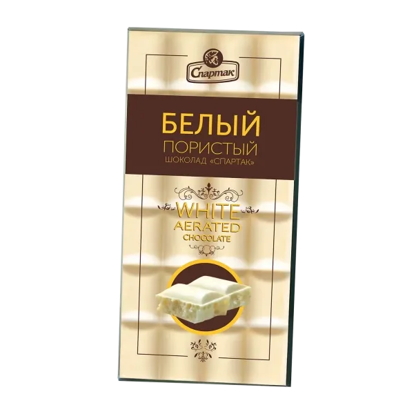 Шоколад пористый "Белый", 70, пенал, шоу-бокс